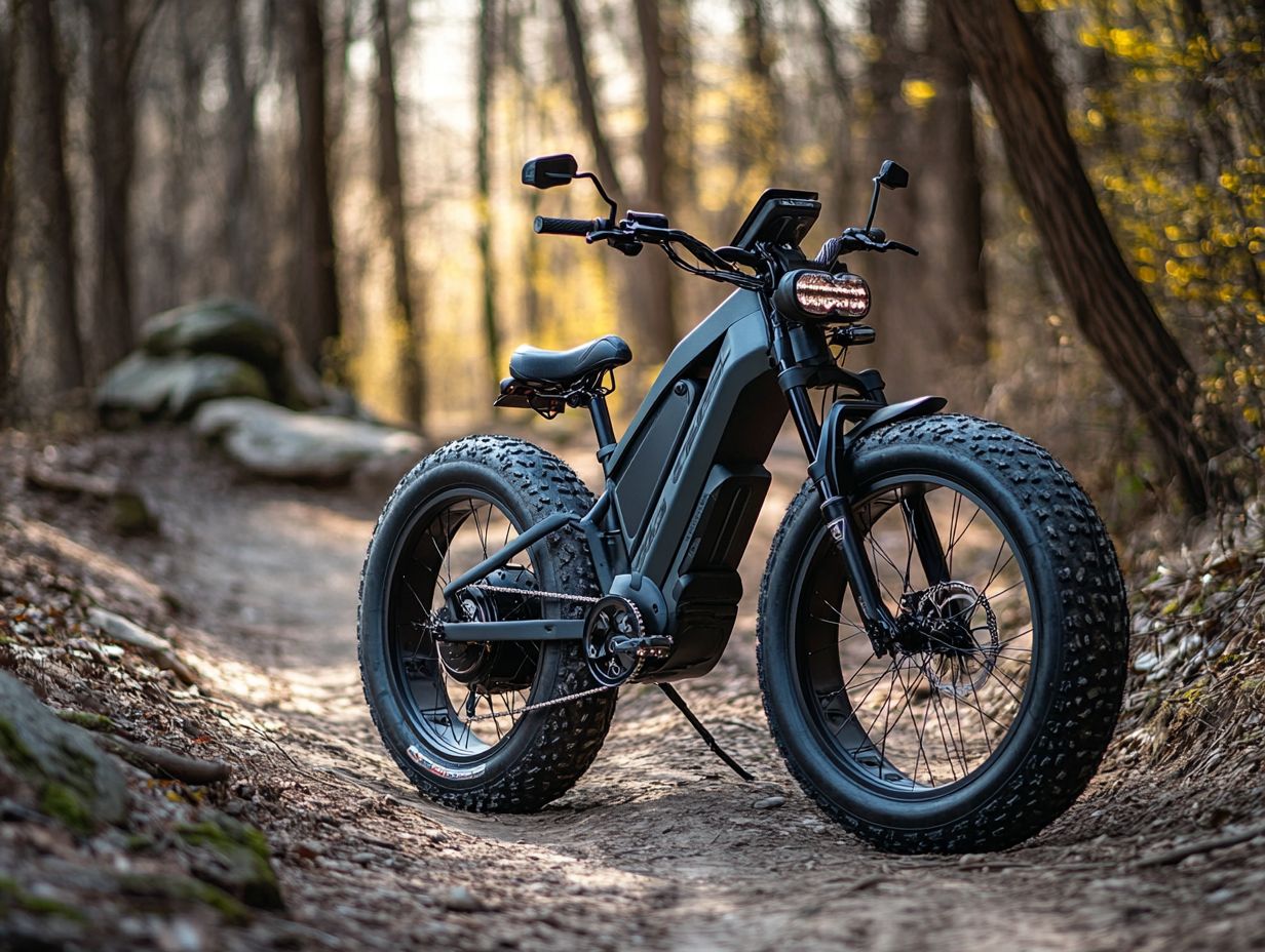 An array of top electric bicycles for off-road adventures