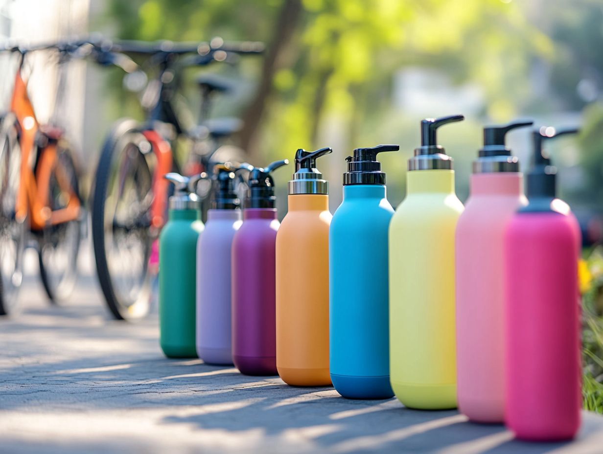 Image showing frequently asked questions about electric bicycle water bottles