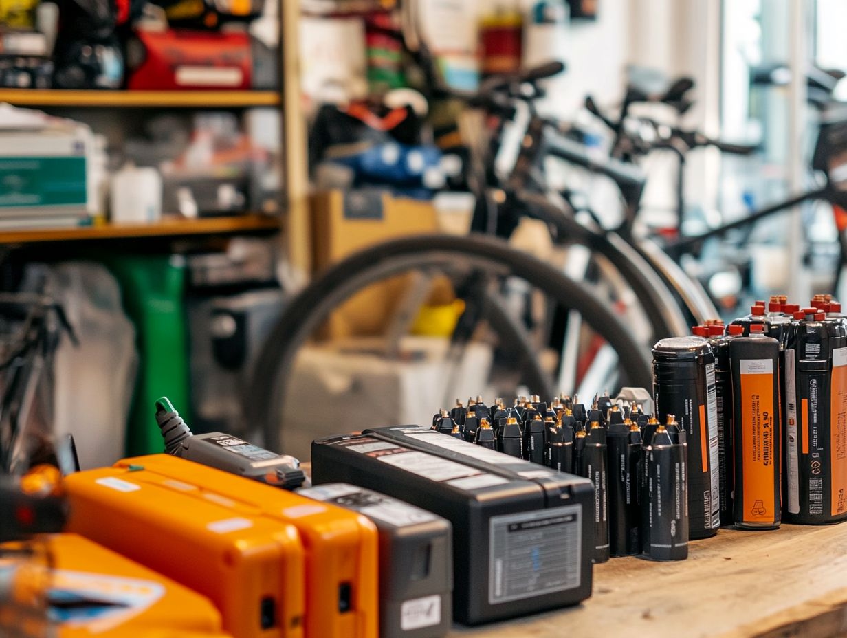 Infographic explaining Charging Time and Efficiency of E-bike Batteries