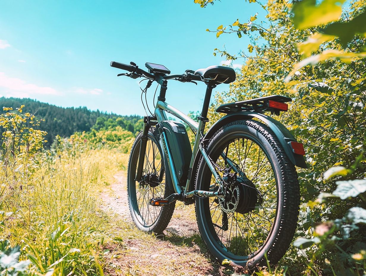 What is an electric bicycle range extender for mountain ranges?