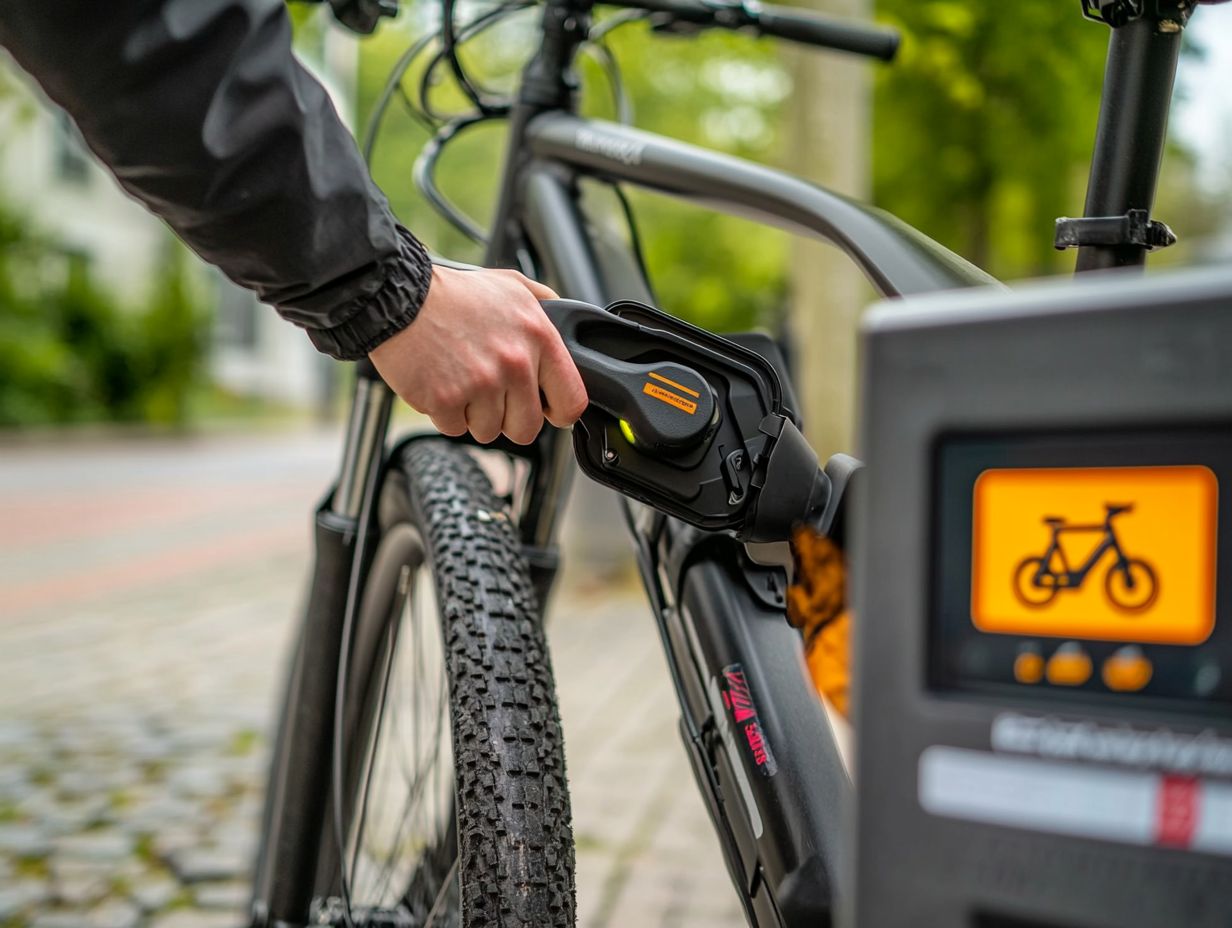 Visual Guide to Proper E-Bike Charging Techniques