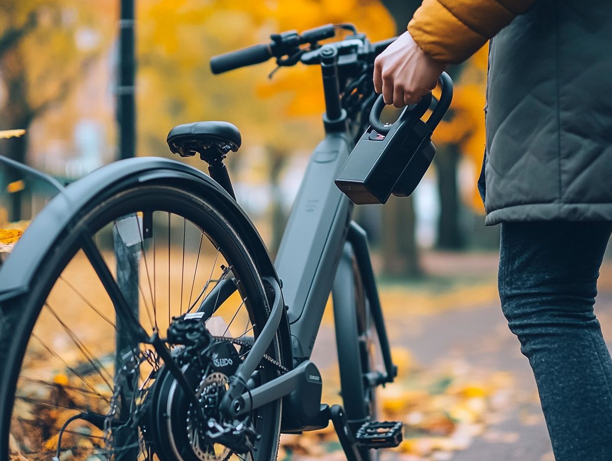 Illustration of Frequently Asked Questions on E-Bike Theft Prevention